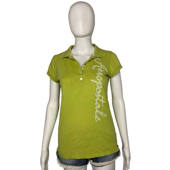 Aeropostale Tops - Juniors Aeropostale Green Blouse Medium
